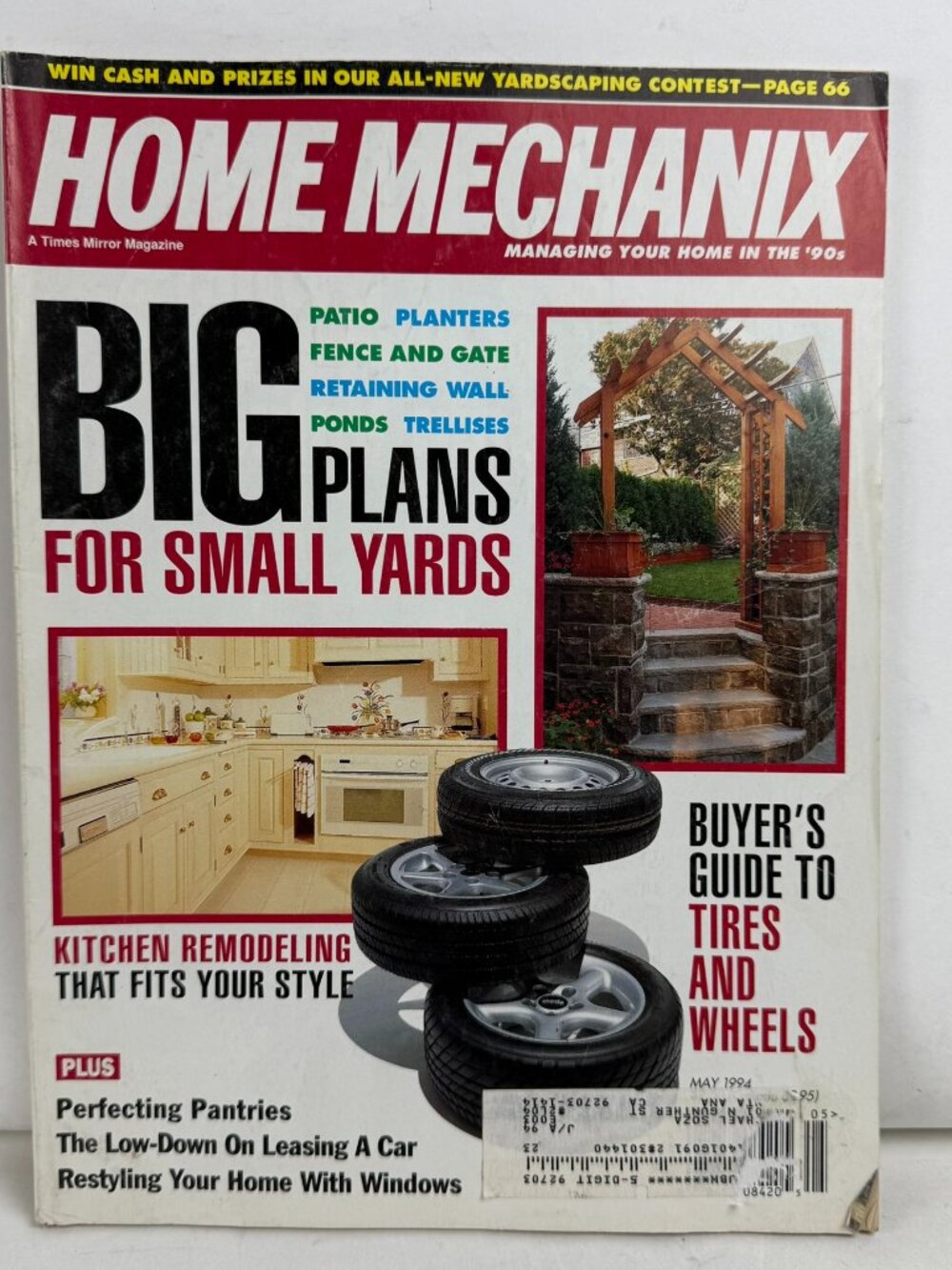 Home Mechanix Magazine May 1994 DIY Small Yards Landscaping John Deere Ad VTG